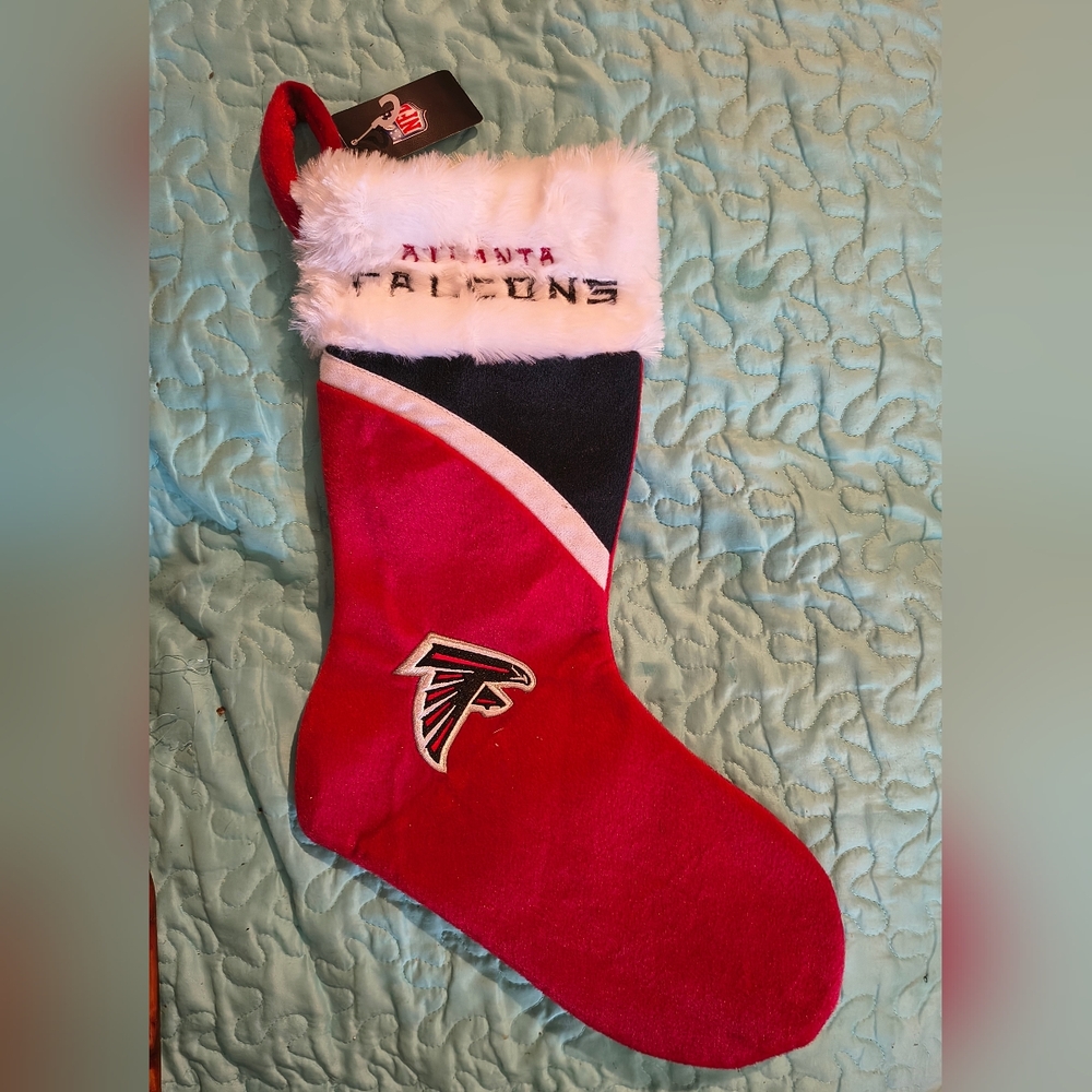 NFL Atlanta Falcons Red and Black Holiday Stocking